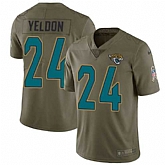 Nike Jaguars 24 T.J. Yeldon Olive Salute To Service Limited Jersey Dzhi,baseball caps,new era cap wholesale,wholesale hats